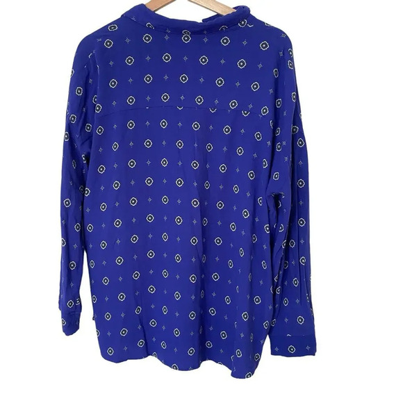 Free People Women's Botton Down Peasant Long Sleeve Blouse Size S - Picture 2 of 6